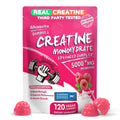 NSF Certified Creatine Gummy - Creatine Monohydrate Gummies 5000mg for Men & Women -120 Gummies Advanced Formula, Muscle Strength, Muscle Builder, Energy Boost, Pre-Workout Supplement-Raspberry Allcoovita Au supplements