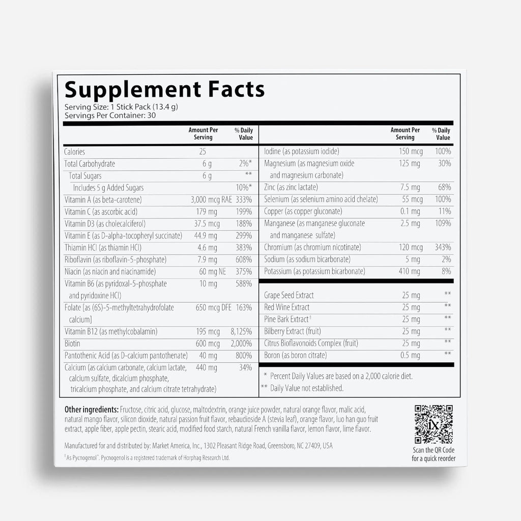Isotonix® Daily Essentials Multivitamin Powder Packets – 4-in-1 Formula with Multivitamin, Activated B-Complex, Calcium Plus Isotonix Au supplements