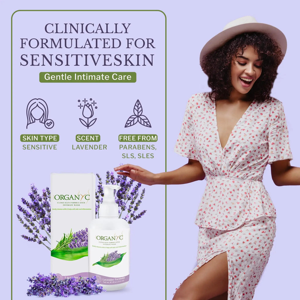 Organic Intimate Wash with Lavender Essential Oils & Flower Extracts, Gentle Cleansing Feminine Organyc Au supplements