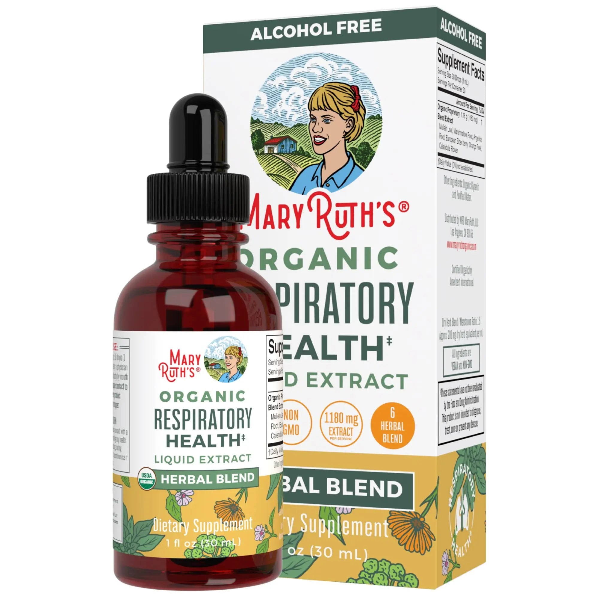 MaryRuth's | USDA Organic Respiratory Health Herbal Supplement Extract MaryRuth Organics Au supplements