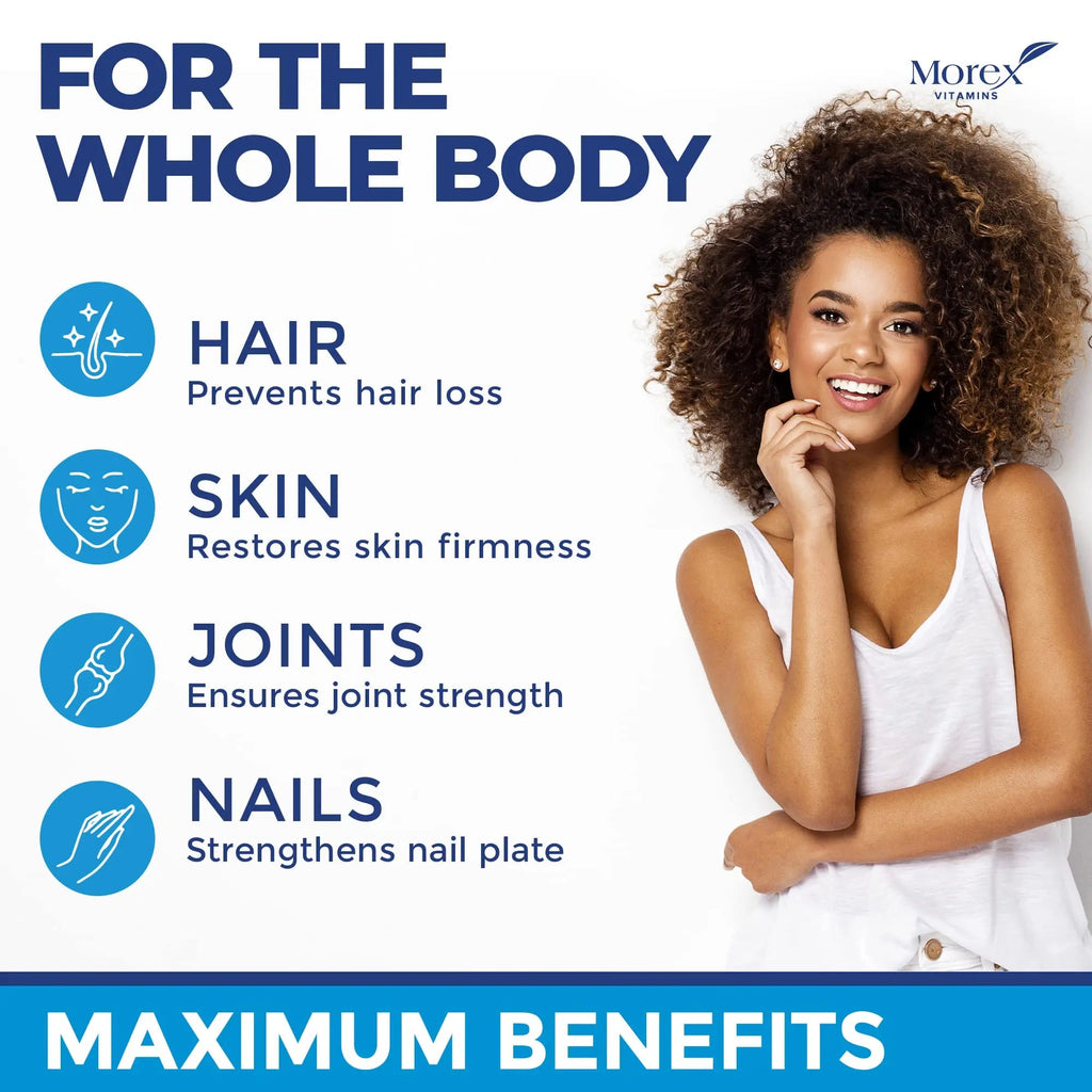 Multi Collagen Pills (Types I, II, III, V & X) - Marine Collagen & Bone Broth Capsules MOREX VITAMINS Au supplements