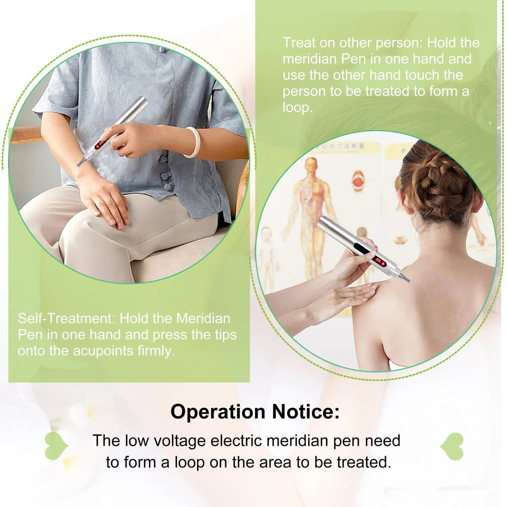 Global Care Market Meridians Energy Pen - Electronic Meridian Acupuncture Massage Pen Global Care Market Au supplements