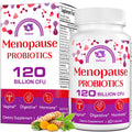 Menopause Supplements for Women, 120 Billion CFU Menopause Probiotics for Women, All-Natural Probiotic for Hot Flashes Menopause, Night Sweats, Mood Swings, Gut and Hormone - 60 Herbal Capsules Zwllood Au supplements