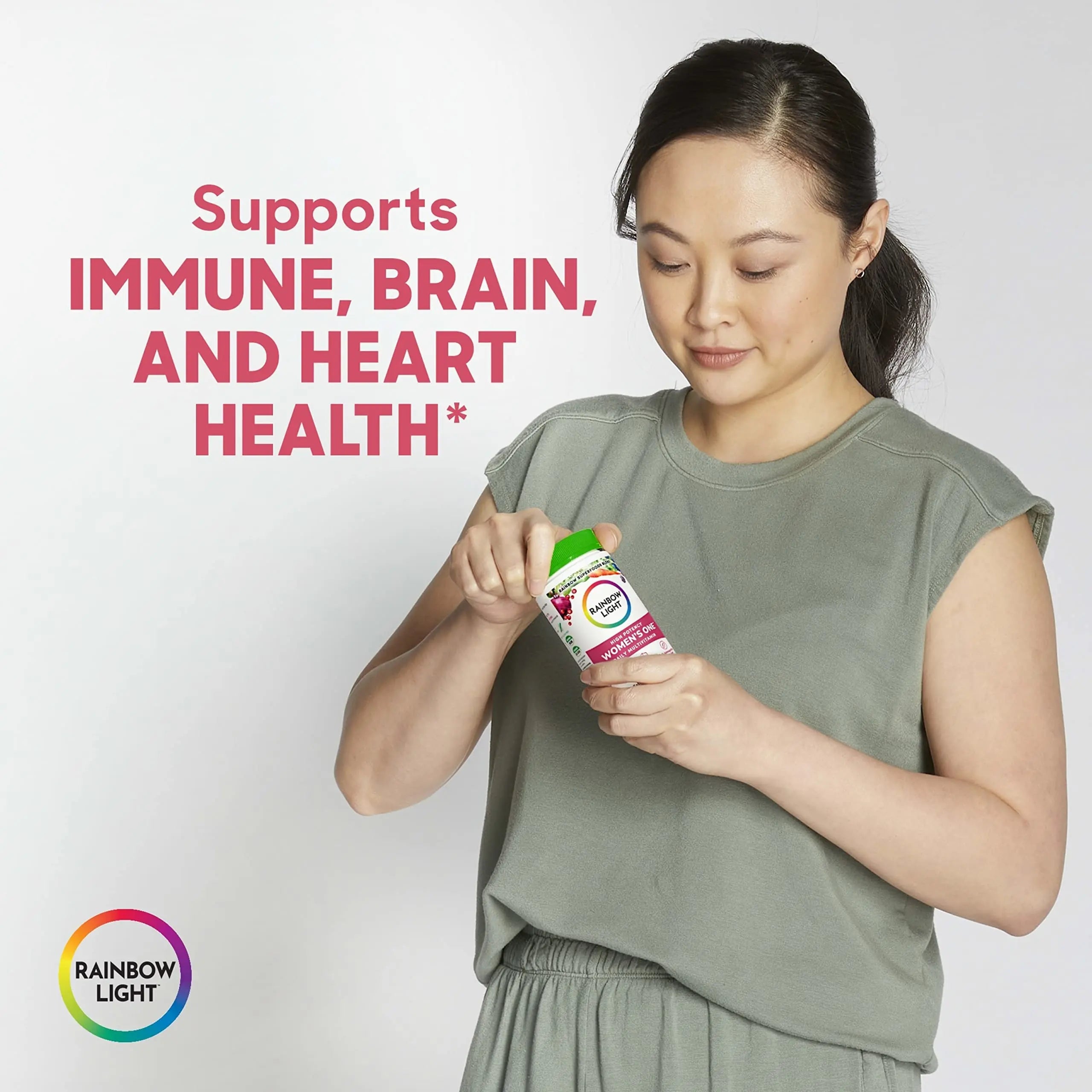 Rainbow Light Multivitamin for Women, Vitamin C, D & Zinc, Probiotics, Women’s One Rainbow Light Au supplements