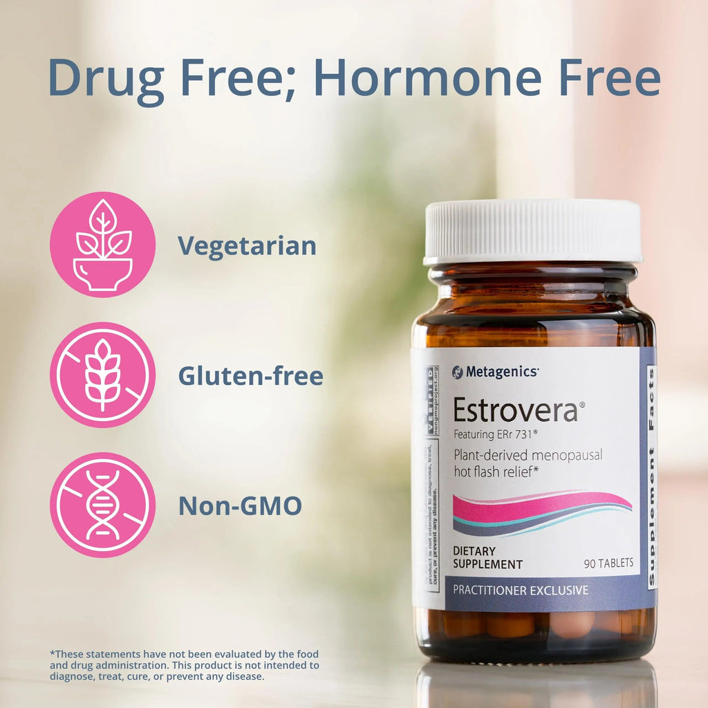 Metagenics Estrovera - Plant Derived Menopause Hot Flash Relief, Formulated Metagenics Au supplements