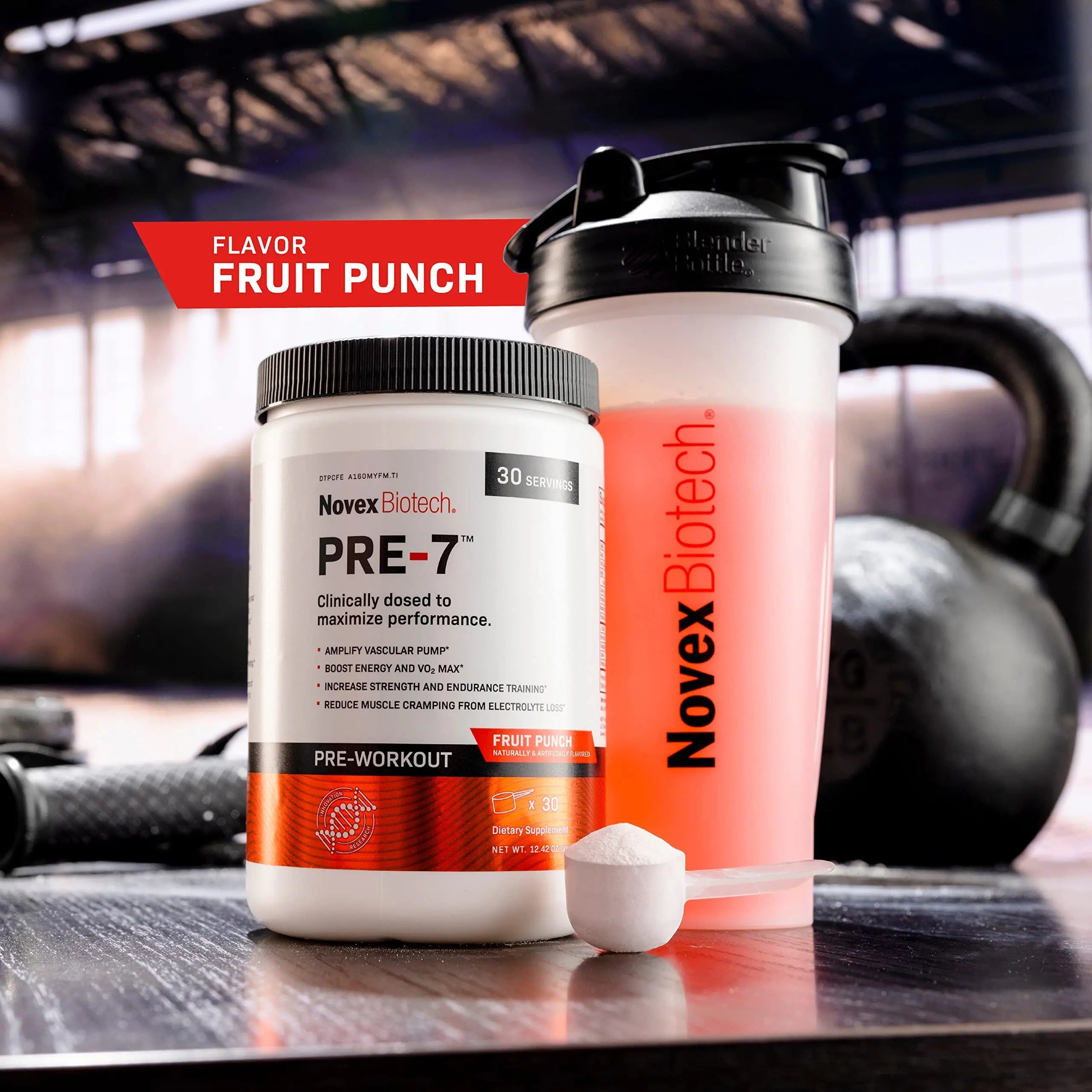 Novex Biotech PRE-7 Pre-Workout Powder – Best preworkout for Men - Boost Energy Novex Biotech Au supplements