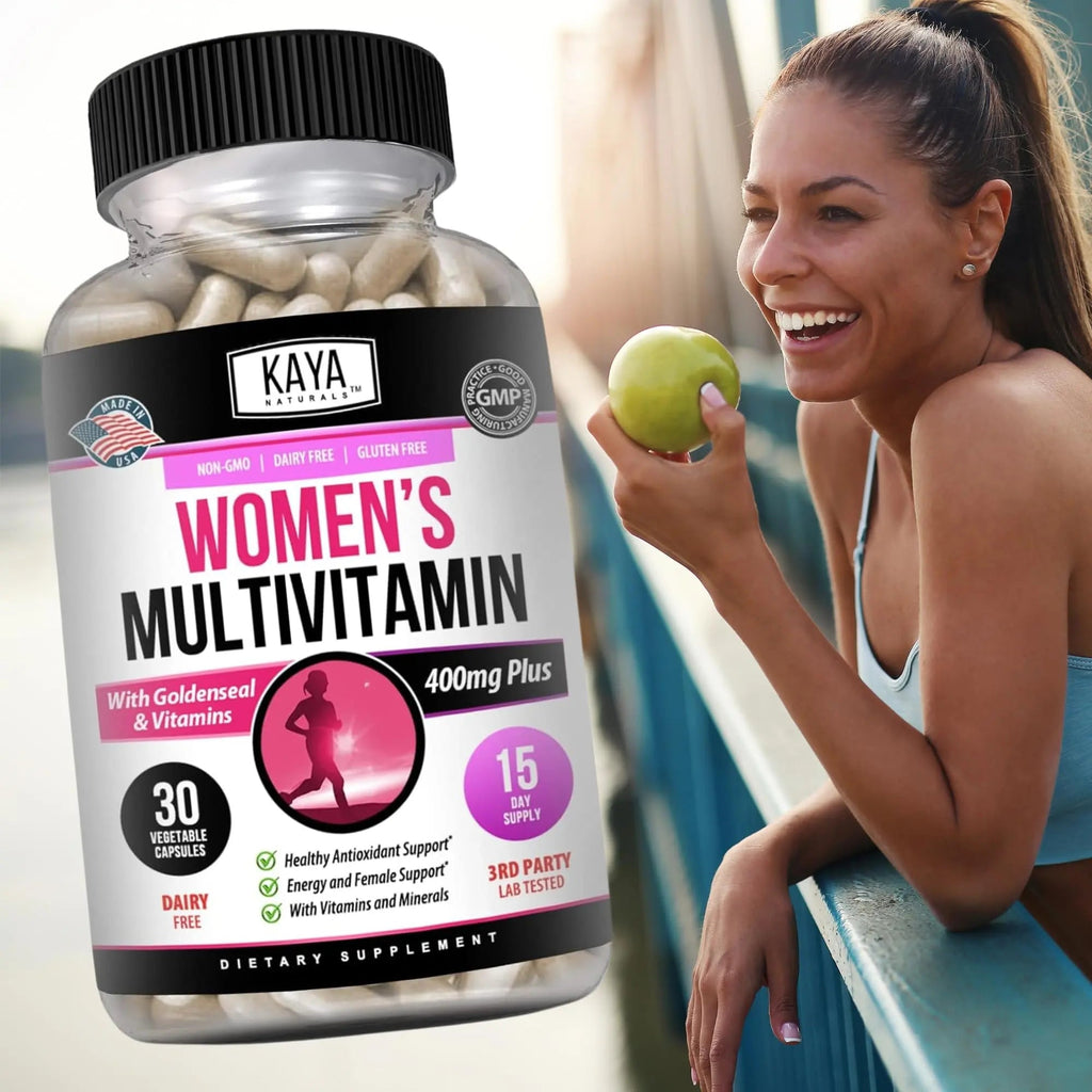 Kaya Naturals Women's Multivitamin, Overall Healthy Antioxidant, and Immune Support, Vitamins A, D, C, E, Biotin Kaya Naturals Au supplements
