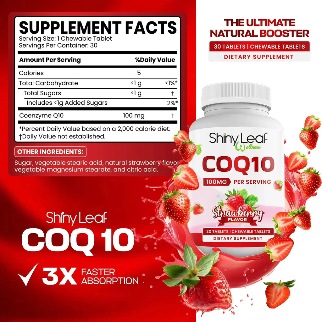Bariatric Multivitamin Iron-Free One Capsule Per Day and CoQ10 100mg Supplement for Brain Health and Energy Management for Women and Men Shiny Leaf Au supplements