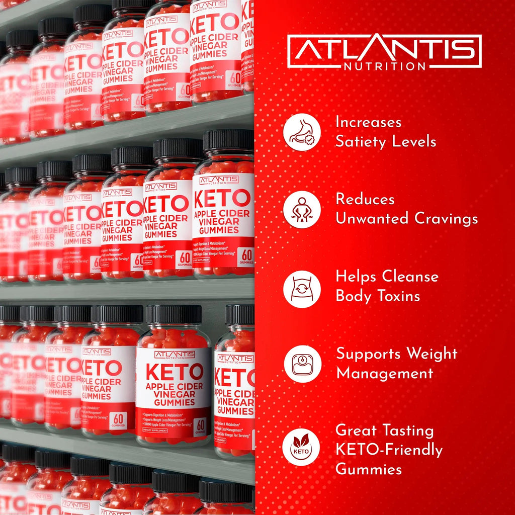 Keto ACV Gummies for Weight Loss - Apple Cider Vinegar Keto ACV Gummies Formulated Atlantis Nutrition Au supplements