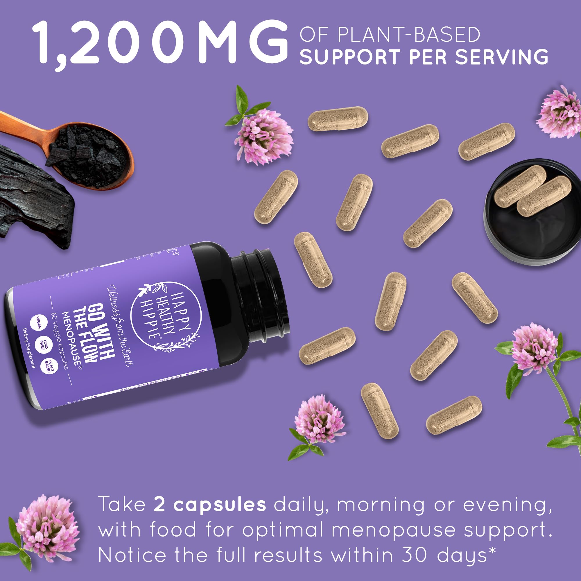 Menopause Supplements for Women – DIM Supplement + Probiotics | Estrogen Metabolism & Hormone Balance Support | Perimenopause Relief | Hot Flashes, Mood Swings & Night Sweats | Dong Quai | 60 Ct Happy Healthy Hippie Au supplements