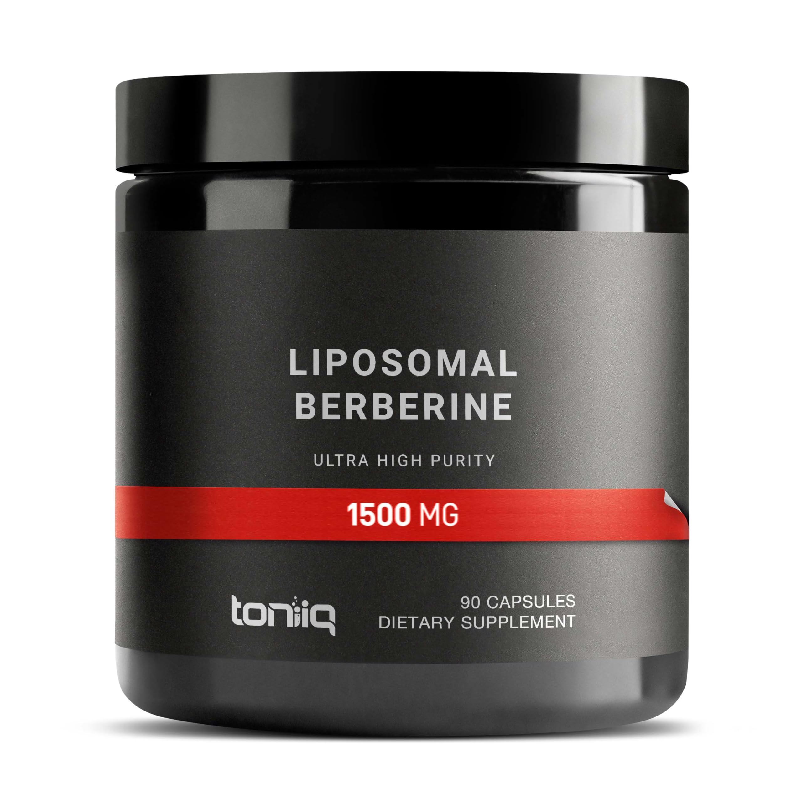 Toniiq Liposomal Berberine – High-Strength 1,500mg Complex with LipoAvail® Liposomal Berberine Supplement with Cinnamon, Milk Thistle & Chromium – Third-Party Tested – 90 Capsules Toniiq Au supplements