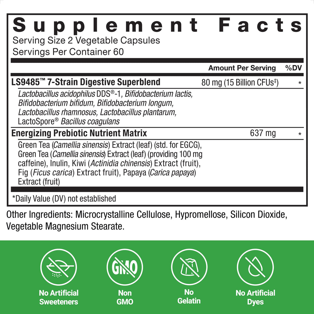 Force Factor ProbioSlim Extra Strength Probiotics for Women and Men with 30 Billion CFUs of Probiotics for Digestive Health, Bloating Relief, and Gut Health, with Prebiotic Fiber, 120 Capsules Force Factor Au supplements