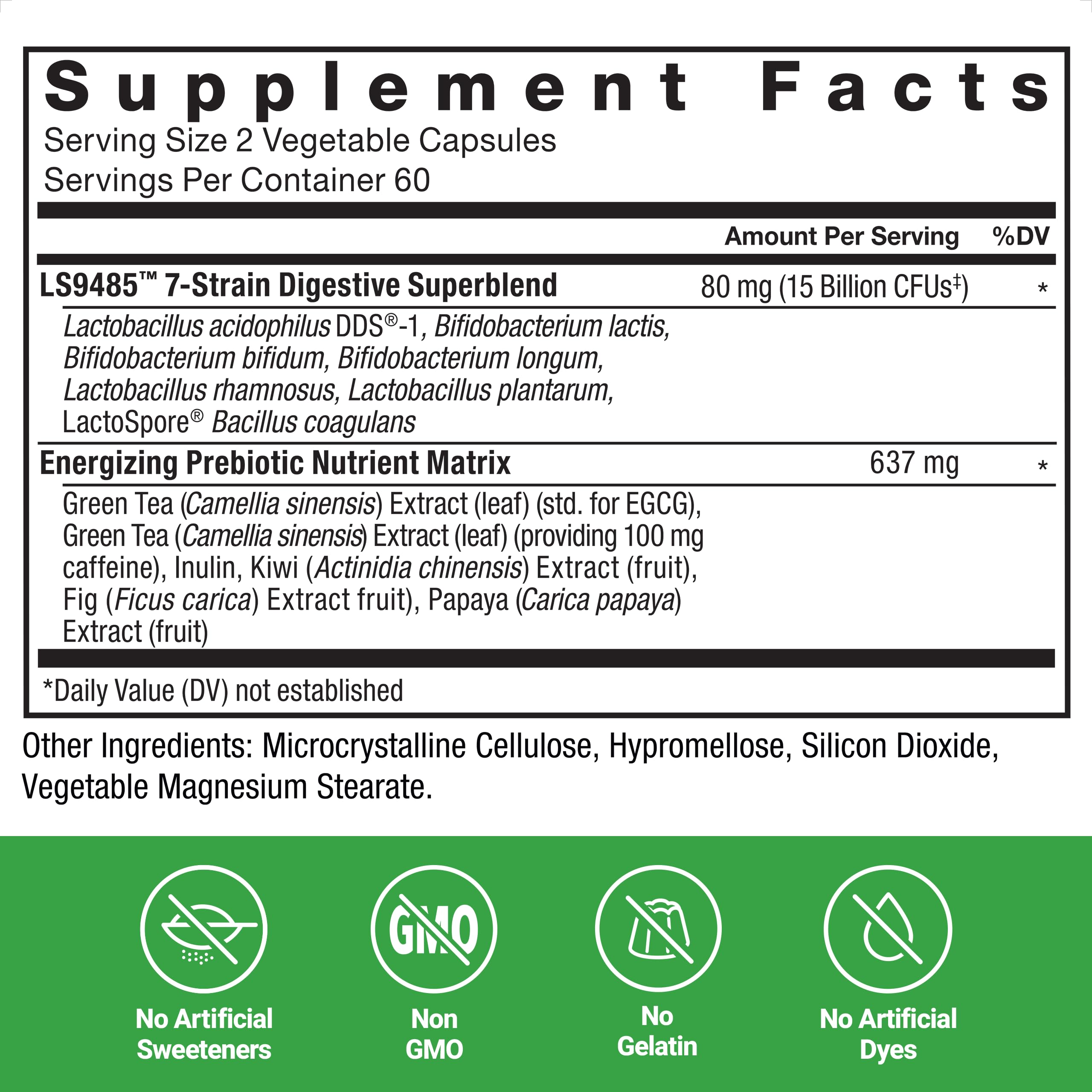 Force Factor ProbioSlim Extra Strength Probiotics for Women and Men with 30 Billion CFUs of Probiotics for Digestive Health, Bloating Relief, and Gut Health, with Prebiotic Fiber, 120 Capsules Force Factor Au supplements