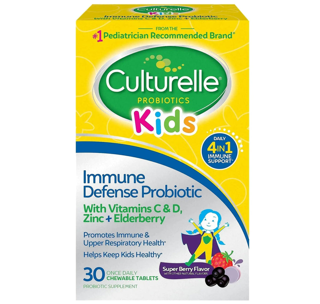 Culturelle Kids Complete Chewable Multivitamin + Probiotic for Kids & Immune Defense Probiotic with Vitamin C Culturelle Au supplements