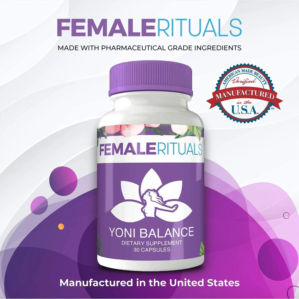 FEMALE RITUALS - Vaginal Moisturizer Boric Acid Suppositories for PH Balance - Bad Odors FEMALE RITUALS Au supplements