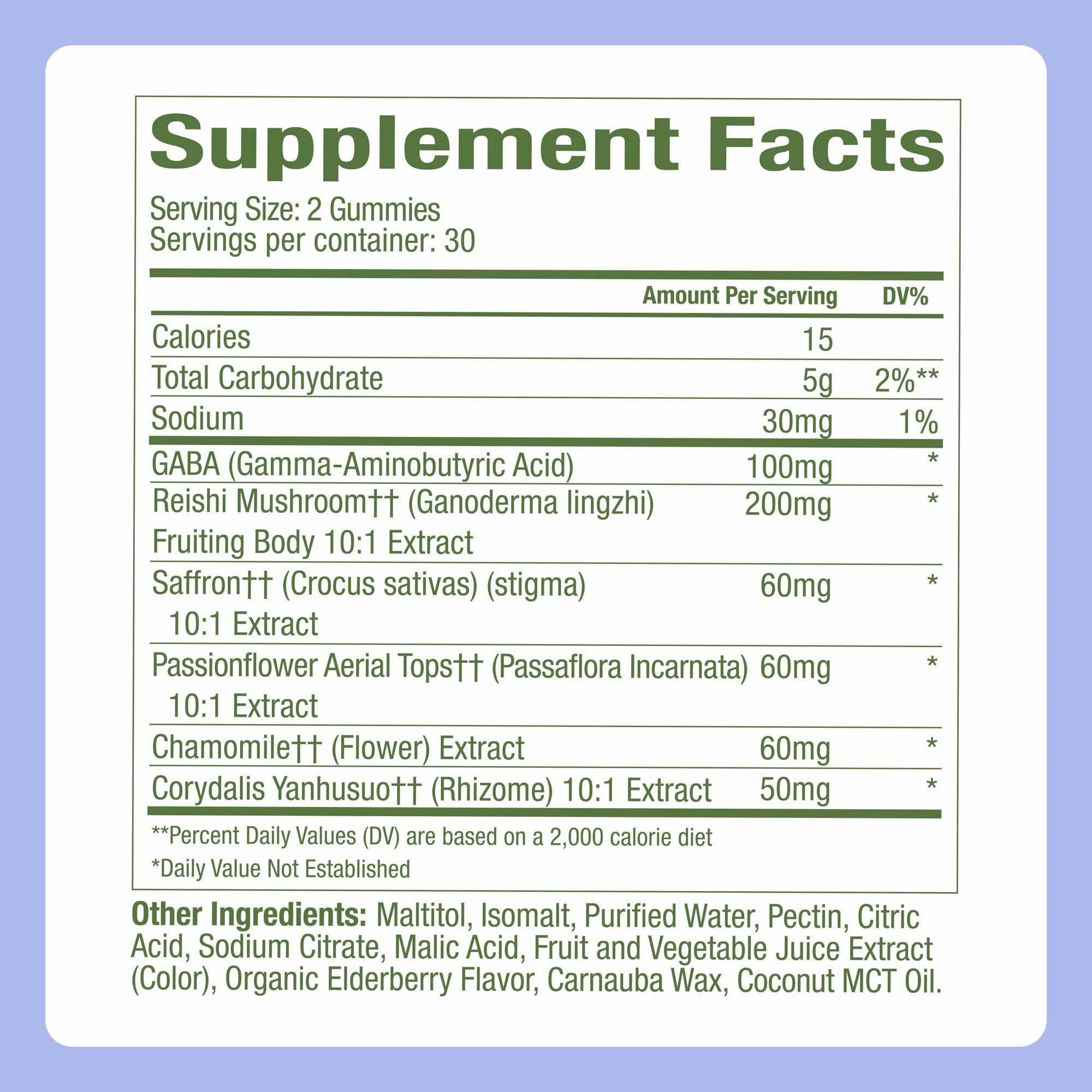 Plant People WonderSleep Mushroom Gummies Supplement for Sleep, No Melatonin with Reishi Super Mushrooms, Wild Elderberry Flavor, Sugar-Free (60 Count)