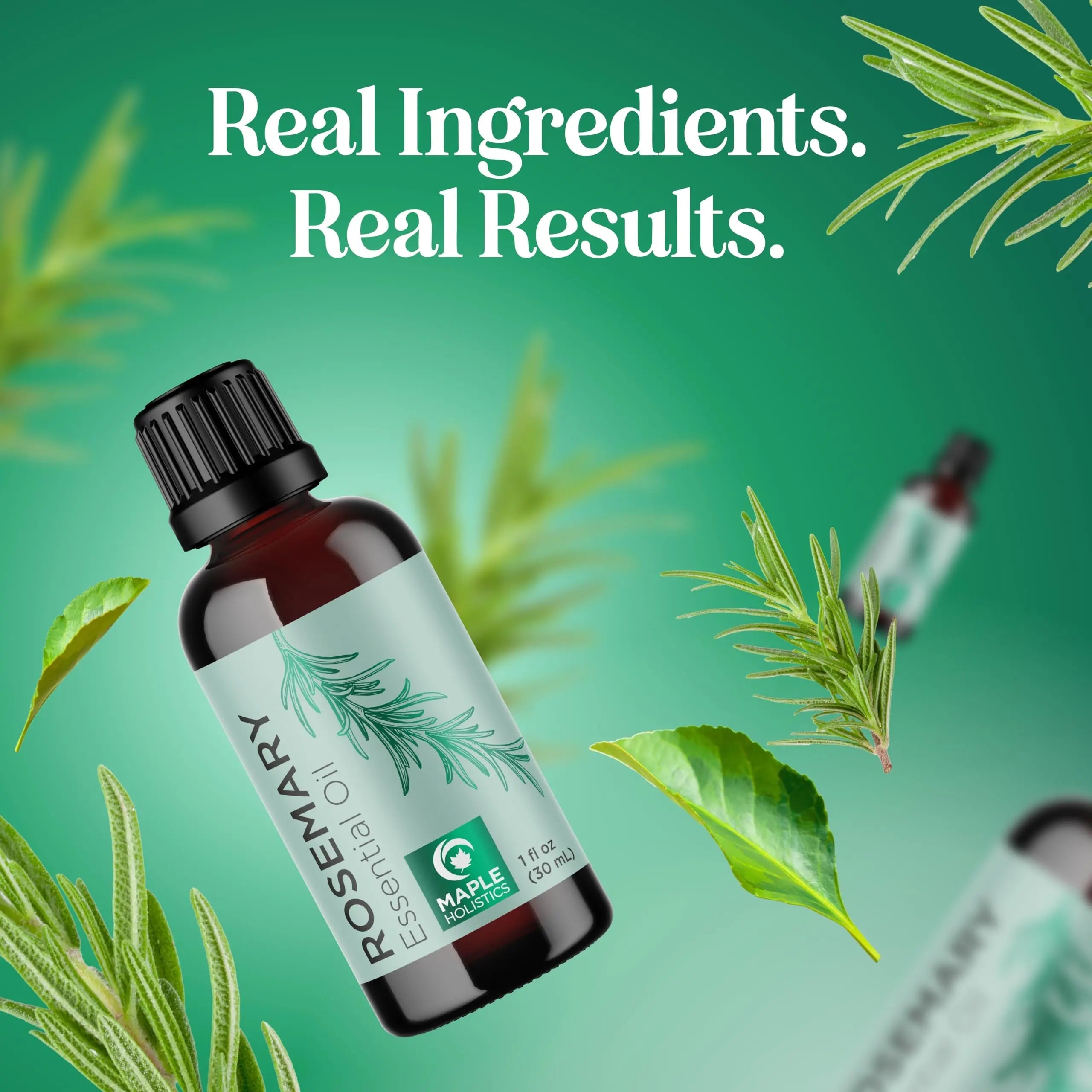 Pure Rosemary Essential Oil for Aromatherapy - Pure Rosemary Oil for Hair Skin and Nails Maple Holistics Au supplements