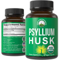 USDA Organic Psyllium Husk Vegan Capsules Made with Organic Psyllium Husk Seed. Fiber Supplement for Gut. Digestive Prebiotics. Pills for Digestion, Roughage Without Bloating. Tablets Peak Performance Au supplements