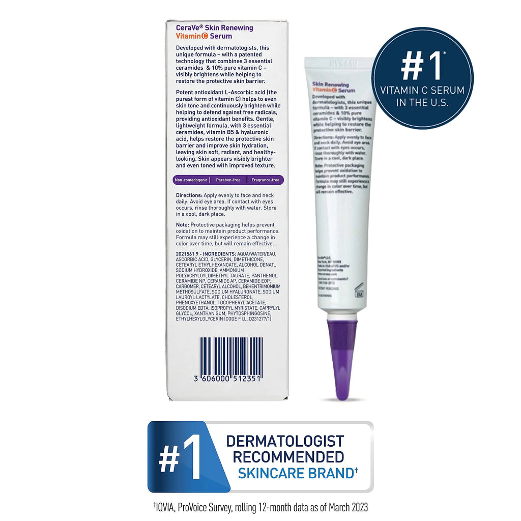 CeraVe Vitamin C Serum with Hyaluronic Acid | Skin Brightening Serum for Face CeraVe Au supplements