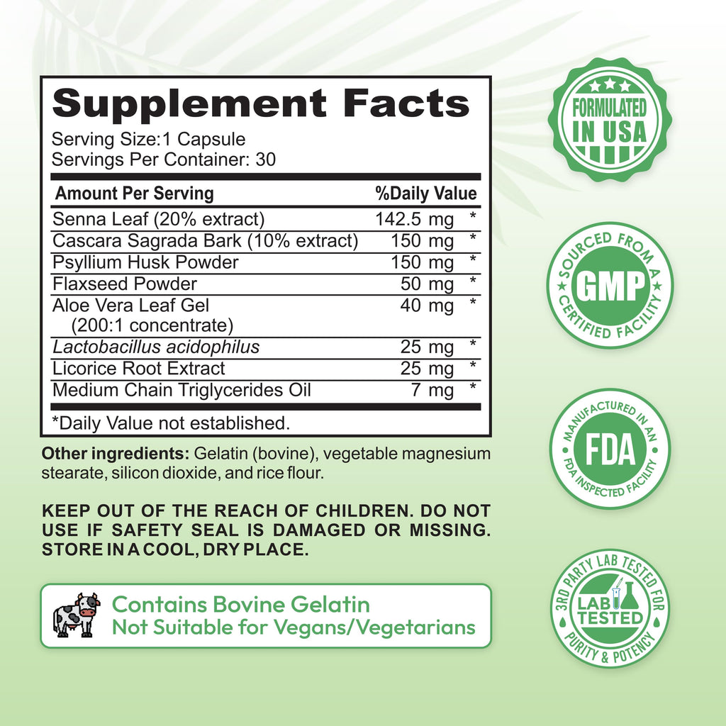 Dr Vitz 15 Day Colon Cleanse for Women – Natural Detox Pills with Herbs, Fiber & Probiotics – Bloating & Constipation Relief, Weight Loss & Gut Health Reset – 30 Capsules Dr Vitz Au supplements