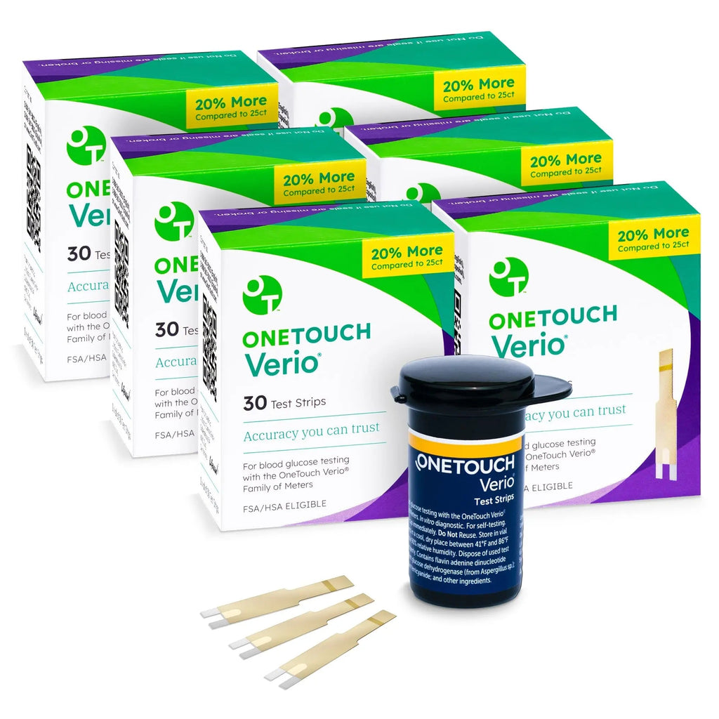 OneTouch Verio Test Strips for Diabetes Value Pack - 180 Count | Diabetic OneTouch Au supplements