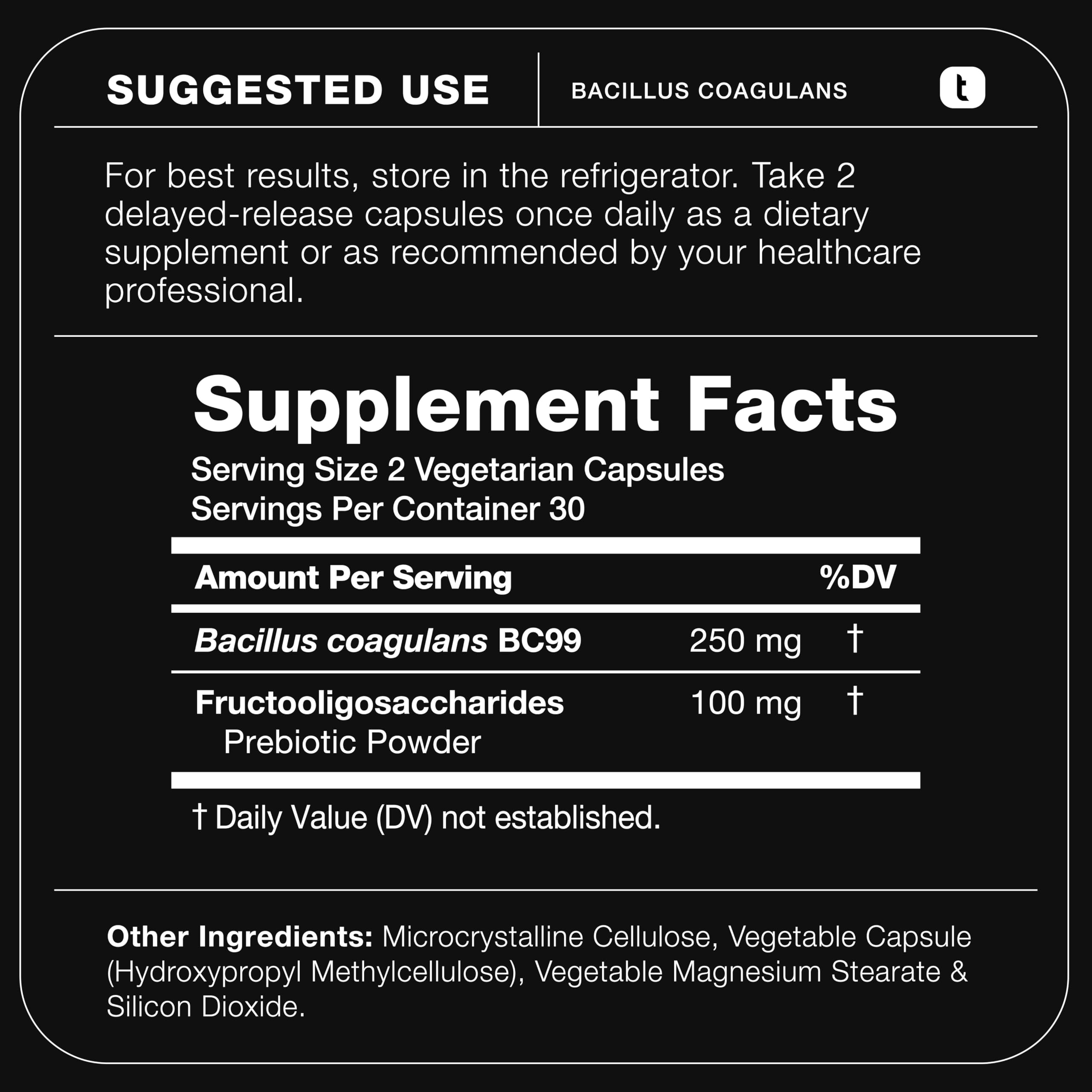 Toniiq Bacillus Coagulans Probiotic Supplement – Ultra High Strength 50 Billion CFU with FOS Prebiotic – Spore-Based Probiotic for Exceptional Stability – Third-Party Tested – 60 Capsules Toniiq Au supplements
