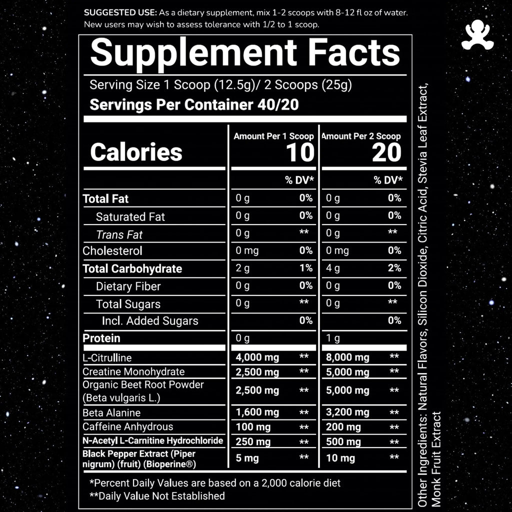 BLASTOFF Pre-Workout Powder - Organic Beet Root Powder with Natural Peach Mango AstroLab Supplements Au supplements
