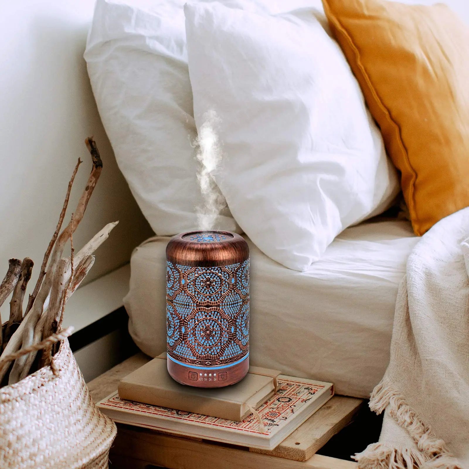 Essential Oil Diffuser, Upgraded Metal Diffusers with Lavender Lemon Essential Oils, 250ml BAIESHIJI Au supplements