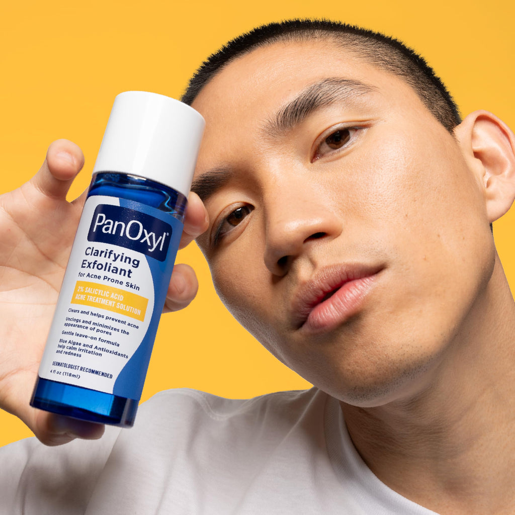 PanOxyl Clarifying Exfoliant with 2% Salicylic Acid, BHA Liquid Exfoliant for Face, Unclogs, Minimizes Appearance of Pores