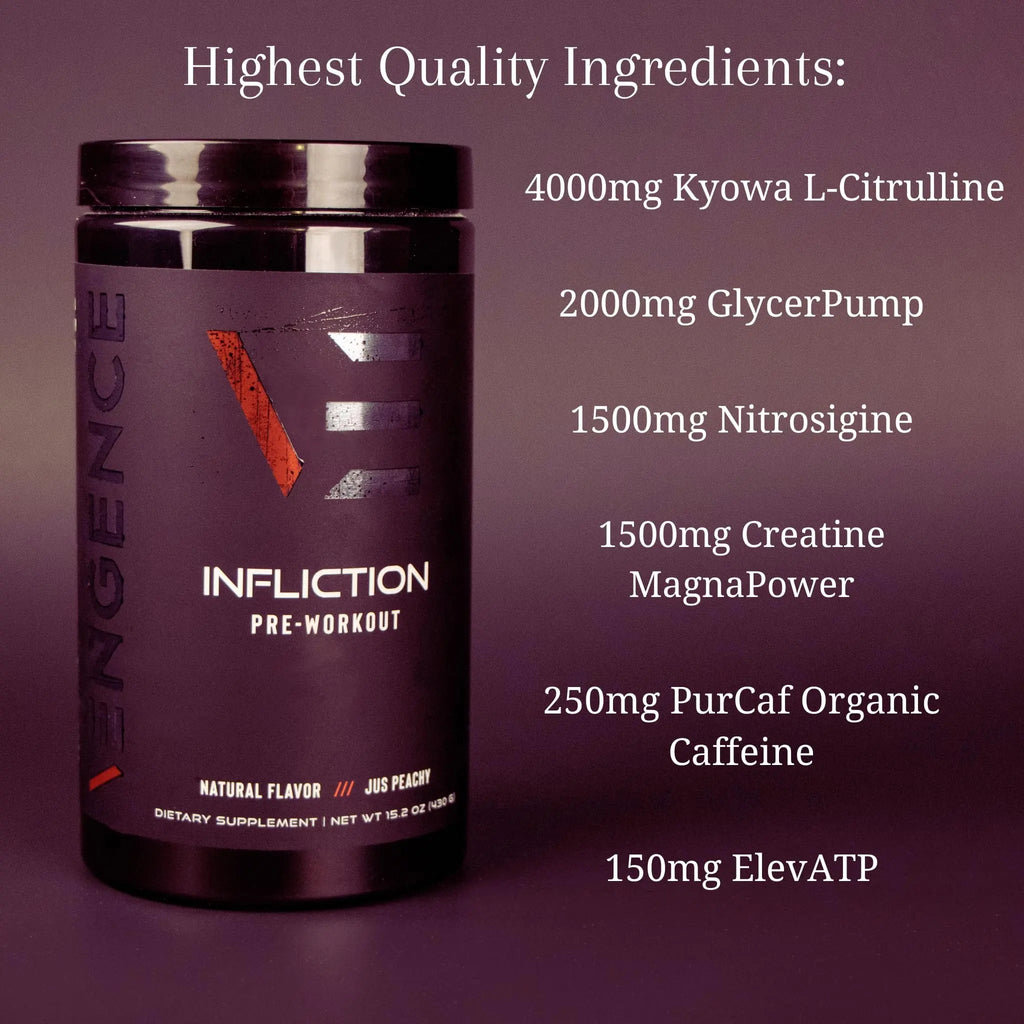 Vengence Infliction Pre-Workout Powder for Men & Women - Energy, Focus & Massive Vengence Au supplements