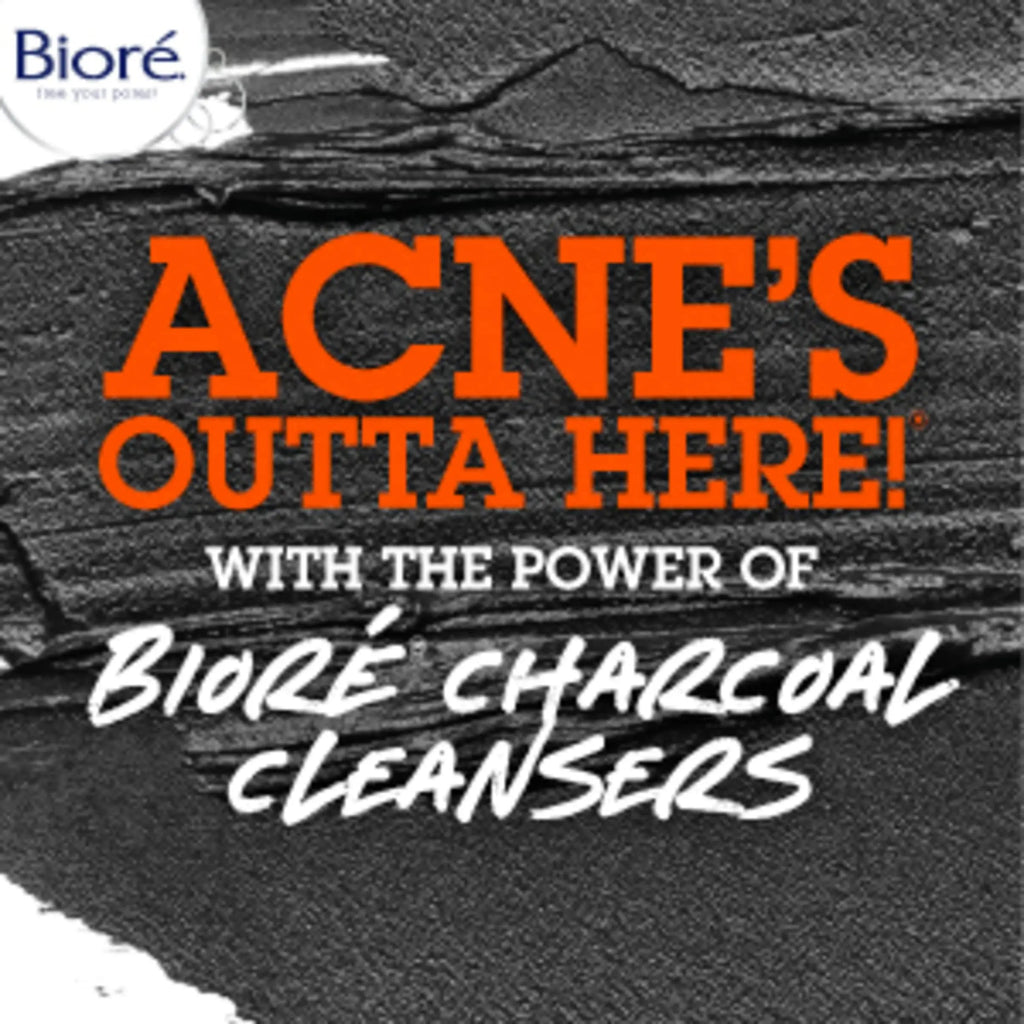 Bioré Charcoal Acne Face Scrub, with 1% Salicylic Acid and Natural Charcoal, Helps Prevent Biore Au supplements