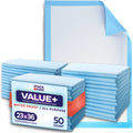 Chucks Pads Disposable [50-Pack] Underpads 23x36 Incontinence Chux Stack Man Au supplements