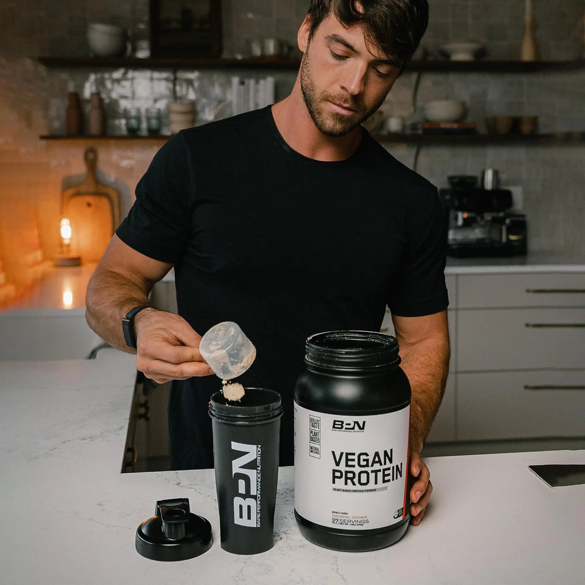 BARE PERFORMANCE NUTRITION, BPN Vegan Protein, Plant Based Protein, Vanilla BARE PERFORMANCE NUTRITION Au supplements