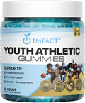 Youth Athletic Gummies – Kids Multivitamin Gummies with Essential Nutrients, Immune & Energy Support, Vegan & Gelatin-Free IMPACT Au supplements