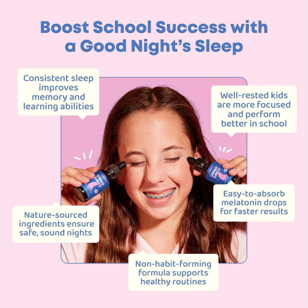 JoySpring Multivitamin & SleepBerry Bundle | Kids Vitamins & Minerals Naturally Sourced, Non-GMO, Non-Alcoholic Liquid Formula, Immunity Health Support | JoySpring Au supplements