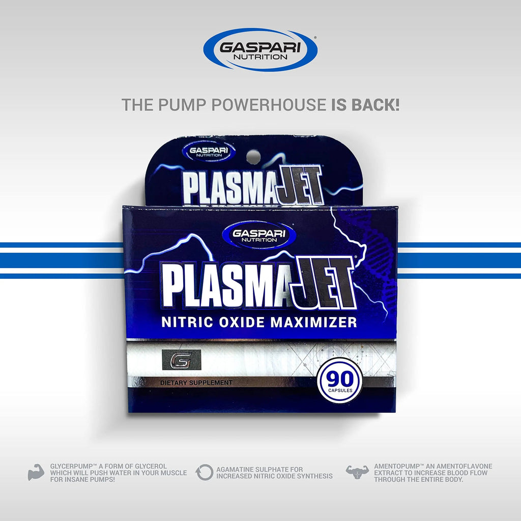 Gaspari Nutrition PlasmaJet, Legendary N.O. Nitric Oxide Maximizer, Increased Lean Mass Gaspari Nutrition Au supplements