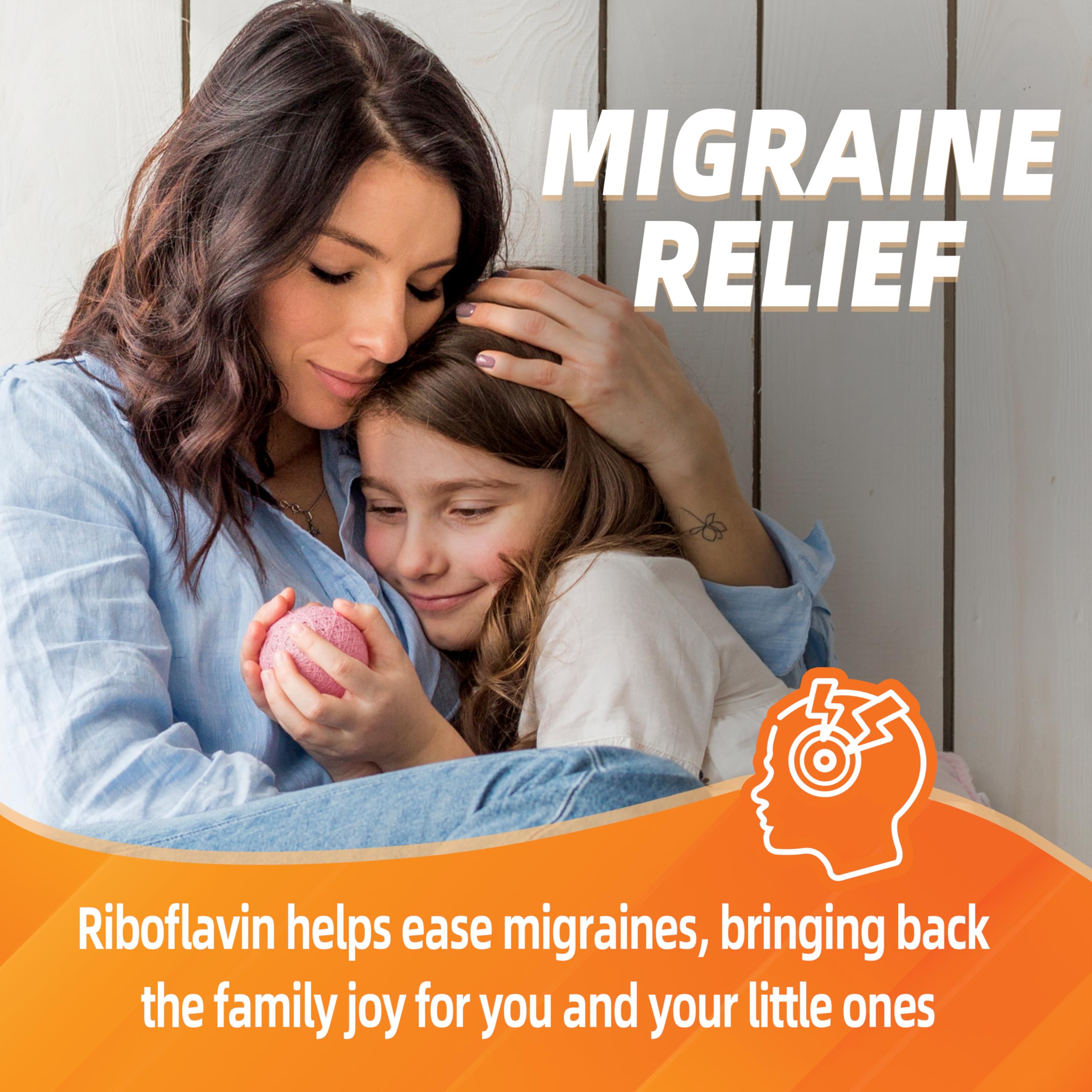 Joywiit Vitamin B2 Gummies | Riboflavin 400mg | B2 Vitamin 400mg Chewable for Adults and Kids, Migraine Relief & Energy and Nervous System Support