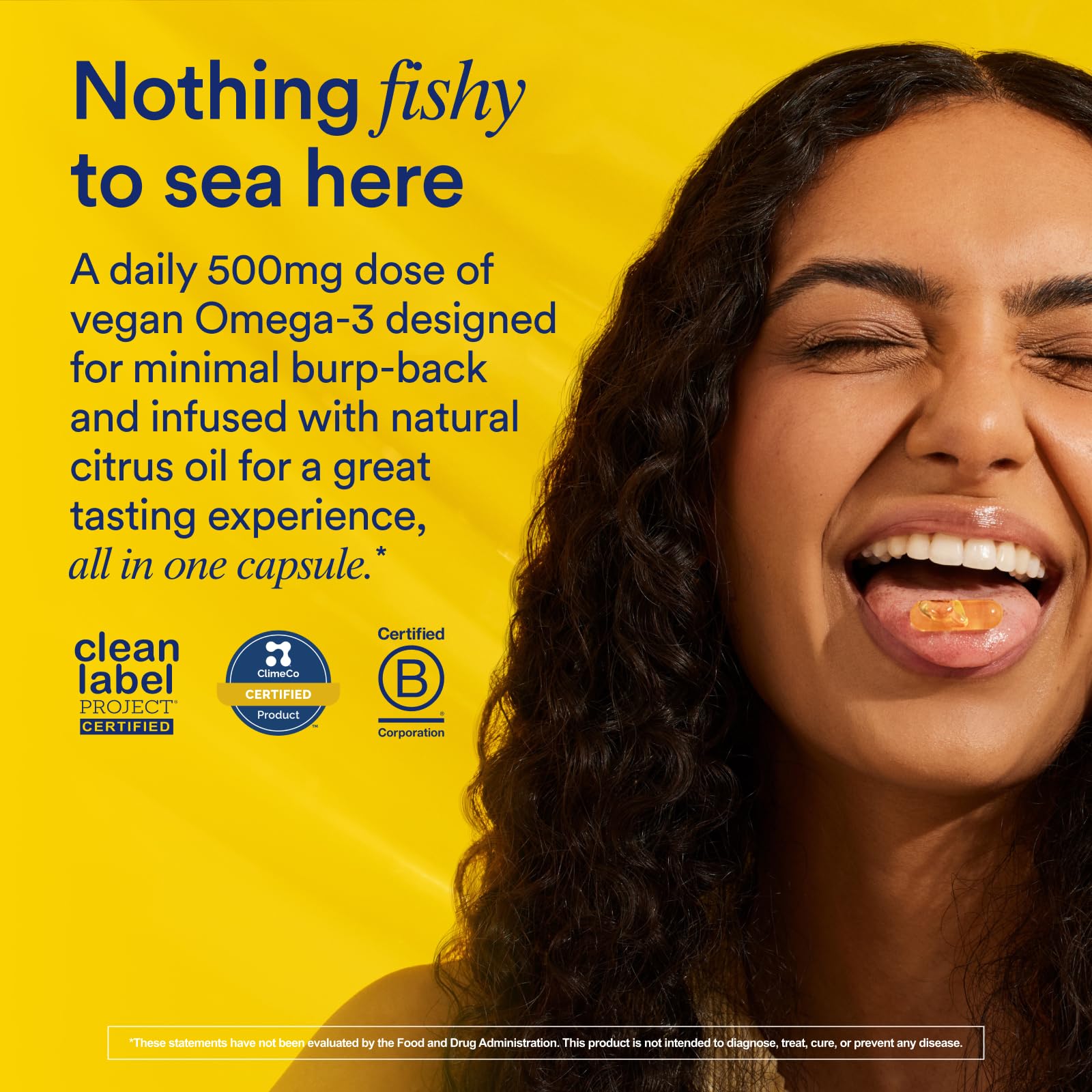 Ritual Vegan Omega 3 Supplement - Science-Backed Dose of DHA and EPA - Bioavailable Omega-3 from Algae Oil - Brain, Heart, and Eye Health Support