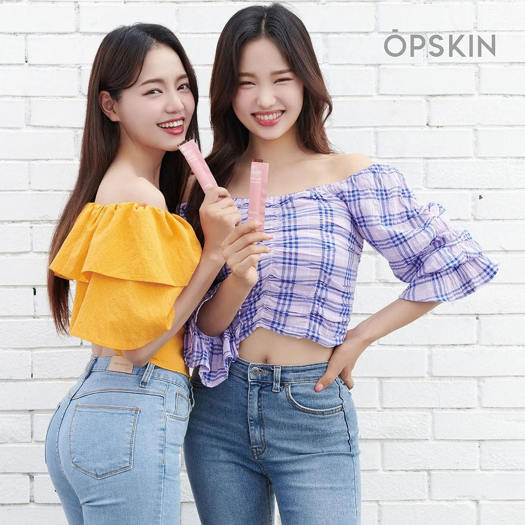 OPSKIN Teen Collagen 14 Pieces, Hydrolysed Marine Collagen Jelly, Grapefruit Flavour Gummy Sticks OPSKIN Au supplements