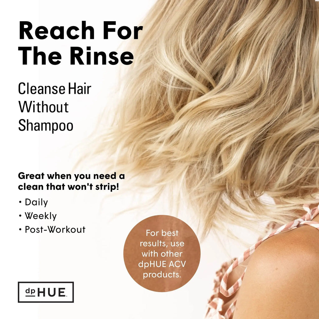 dpHUE Apple Cider Vinegar Hair Rinse, 20 oz - Shampoo Alternative & Scalp Cleanser dpHUE Au supplements