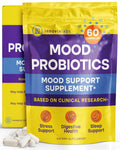 InnovixLabs Mood Probiotic for Women & Men, Clinically Studied Digestive & Mood Support Supplement, Lactobacillus helveticus Rosell-52ND & Bifidobacterium longum Rosell-175, 60 Capsules InnovixLabs Au supplements
