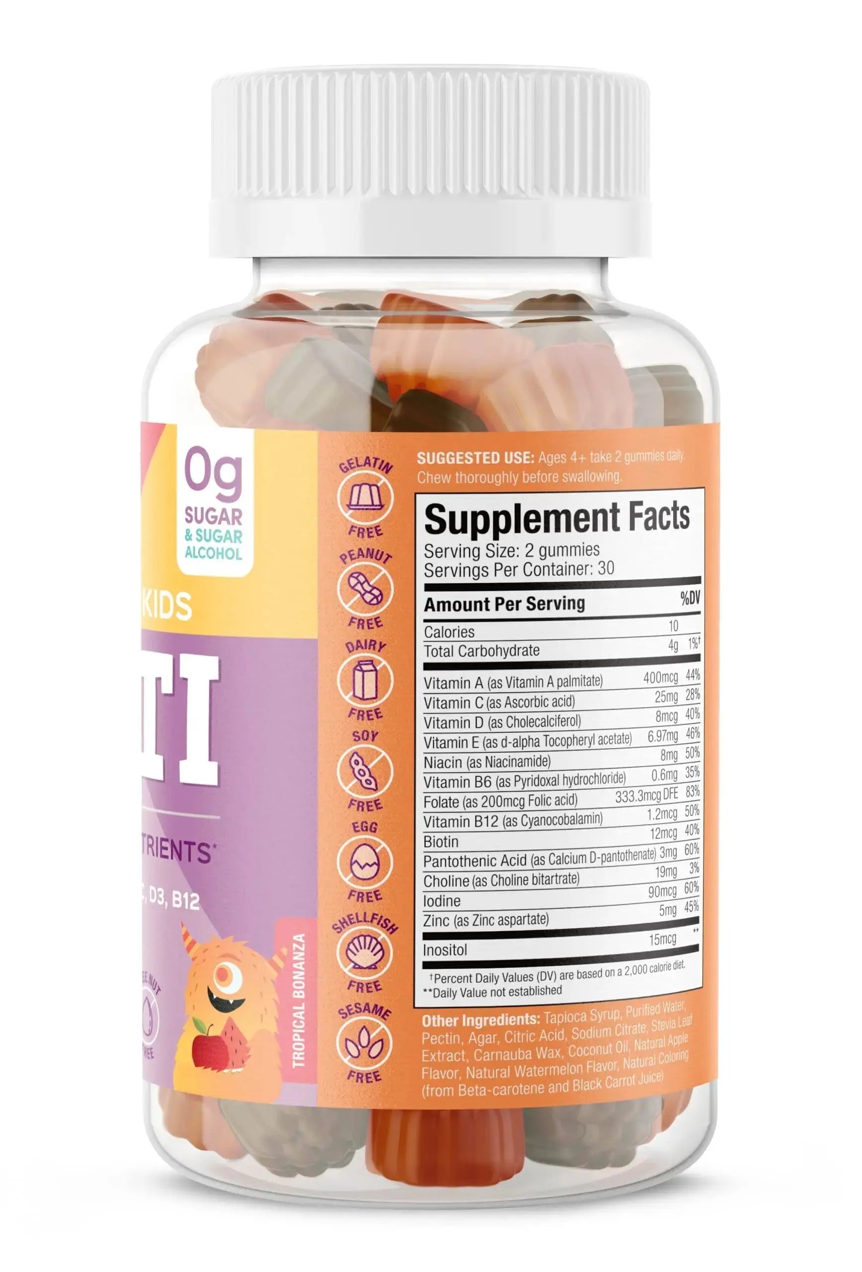 SUKU The Complete Kids Multivitamin Gummies – Vitamins A, C, D, E, B6, B12, Folate & Zinc – Immune Support SUKU Au supplements