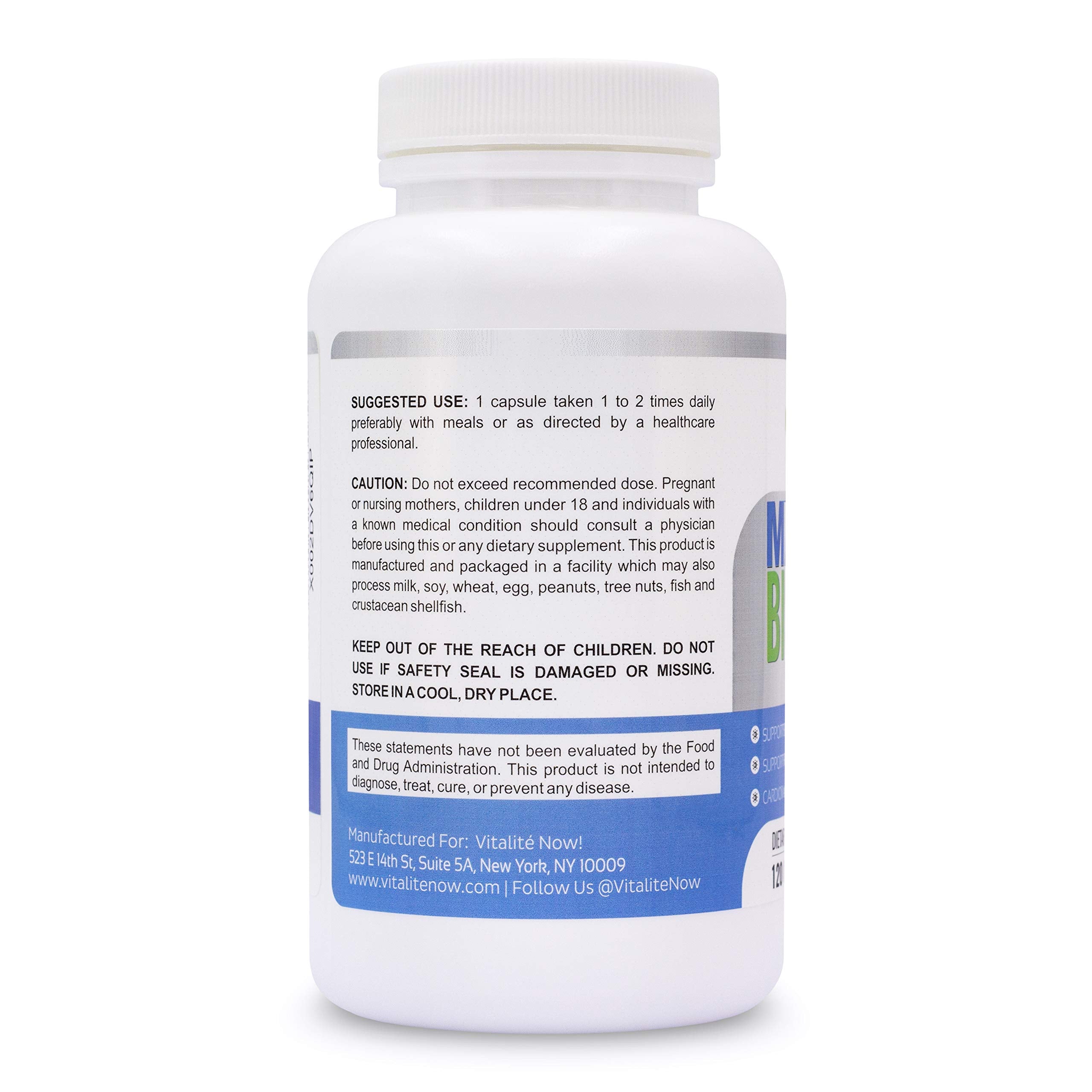 Vitalité Now! Magnesium Bisglycinate 200mg - 100% Chelated Capsules for Superior Absorption - Gentle Formula, No Laxative Effect - Sleep Energy Cramps Muscle Support - Fully Reacted & Buffered Vitalité Now! Au supplements