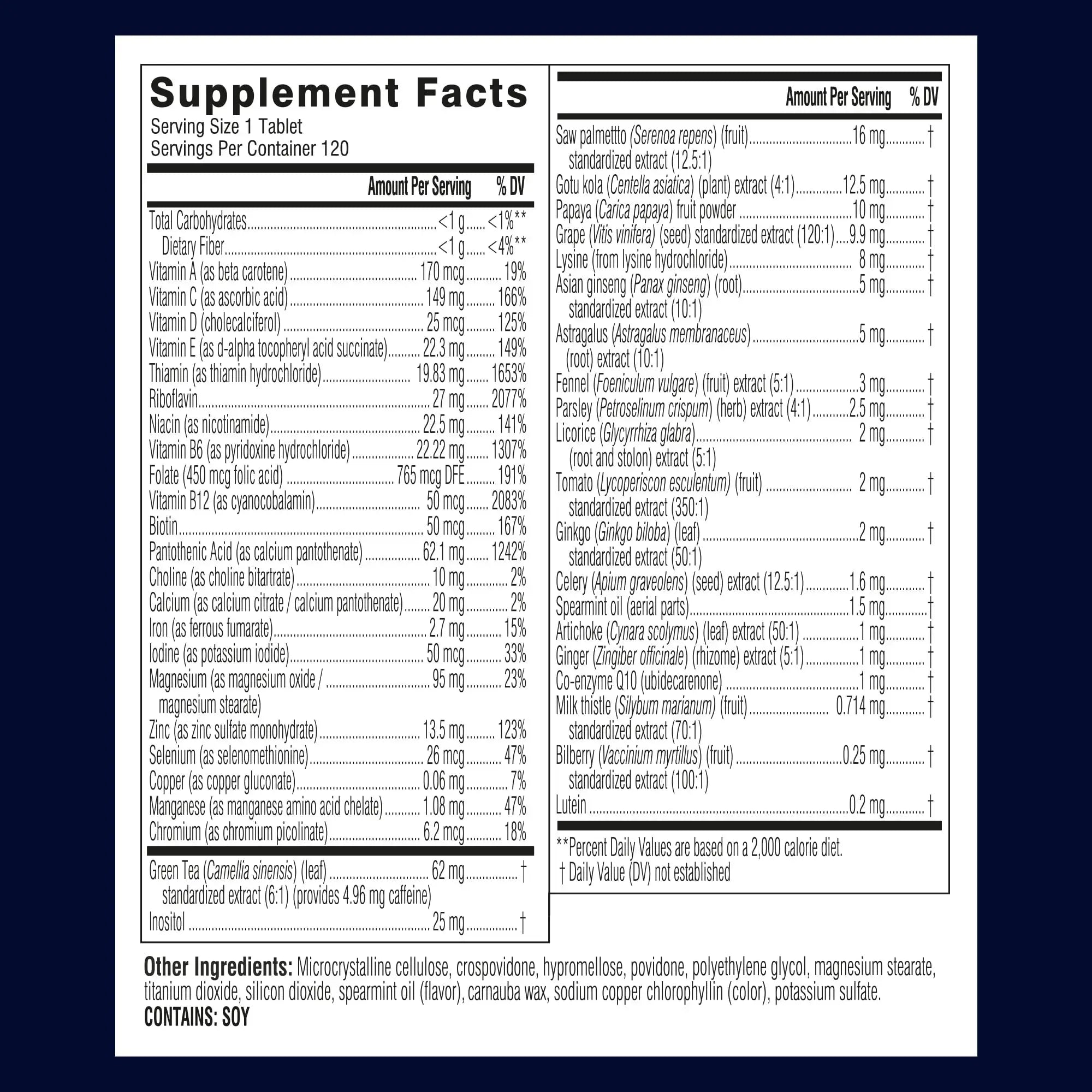 Swisse Ultivite Mens Daily Multivitamins | 50 Vitamins, Antioxidants and Minerals + Adaptogens | Energy, Stress & Immune Support | Mens Vitamins | 120 Tablets Swisse Au supplements
