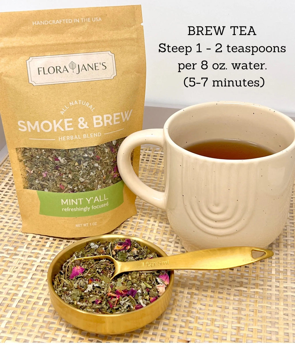Smoke & Brew - Sweet Dreams Blend for Relaxation and Sleep - Caffiene Free Tea and Smoke Blend Flora Jane's Au supplements