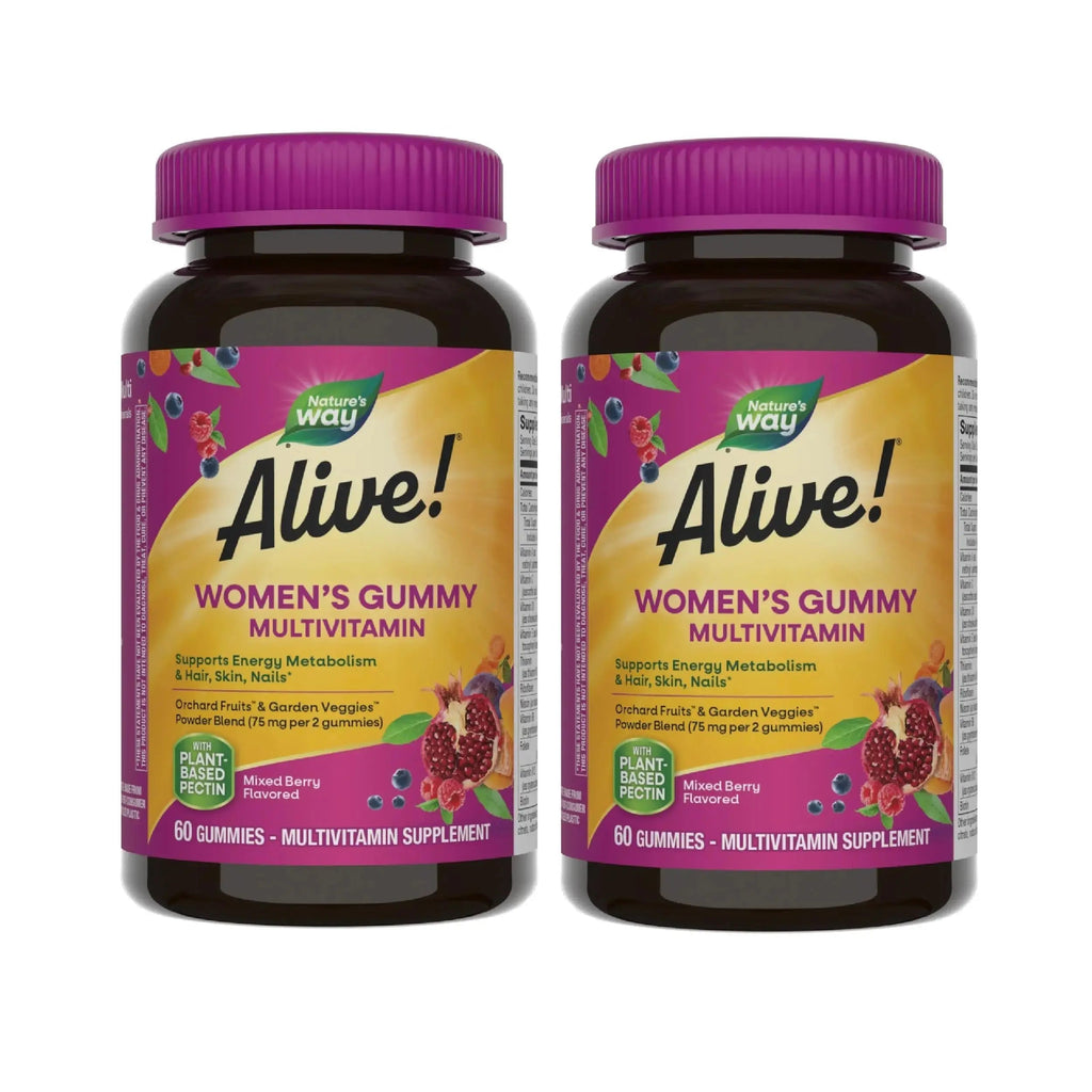 Nature's Way Alive! Women’s Gummy Multivitamin, 16 Vitamins & Minerals, Energy Metabolism*, Hair Skin & Nails Nature's Way Au supplements