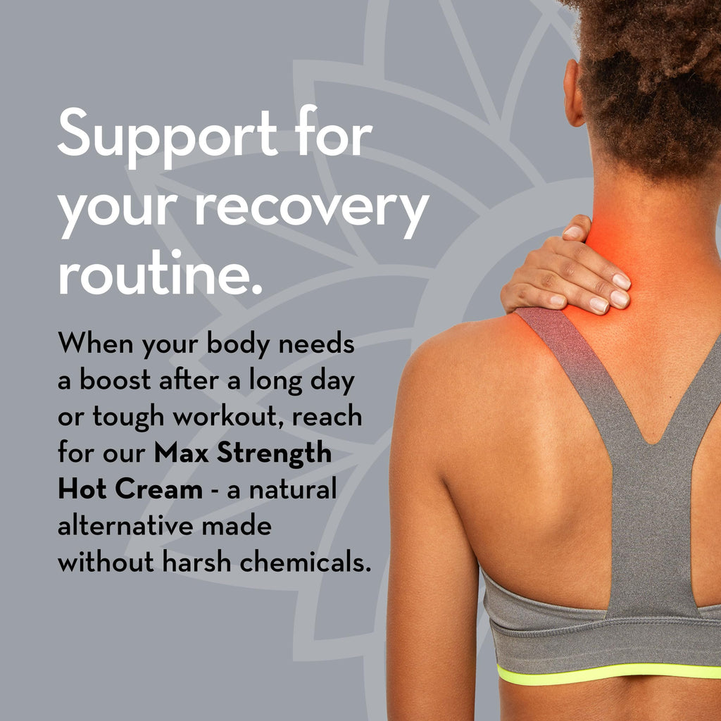 Pure Body Naturals Max Strength Hot Cream – Warming & Cooling Cream with Capsaicin and Menthol – Soothing Comfort for Overworked Muscles – 8.8 oz Pure Body Naturals Au supplements
