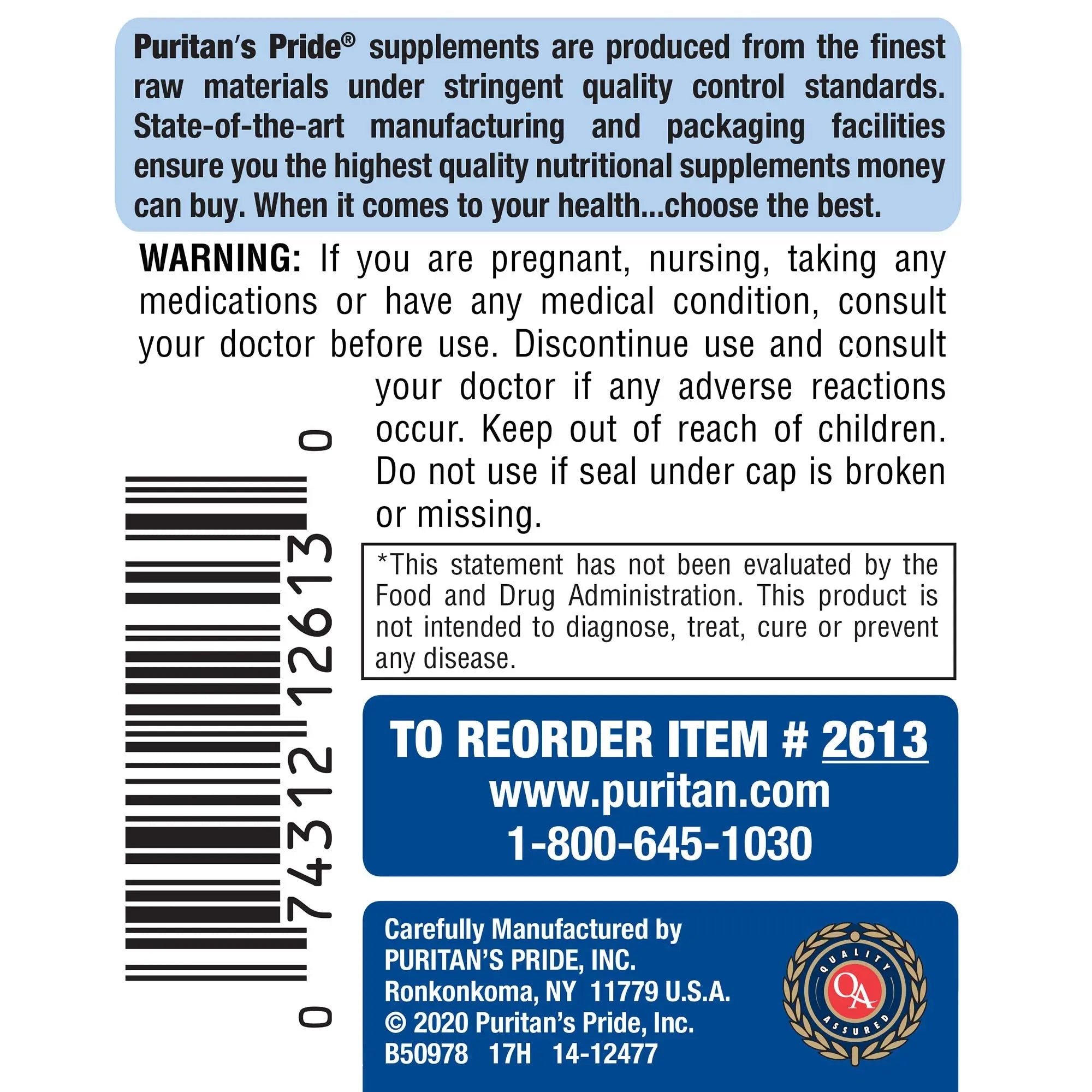 Puritan's Pride Probiotic Supplement, Acidophilus, Capsule, 250 Count(Pack of 1) Puritan's Pride Au supplements