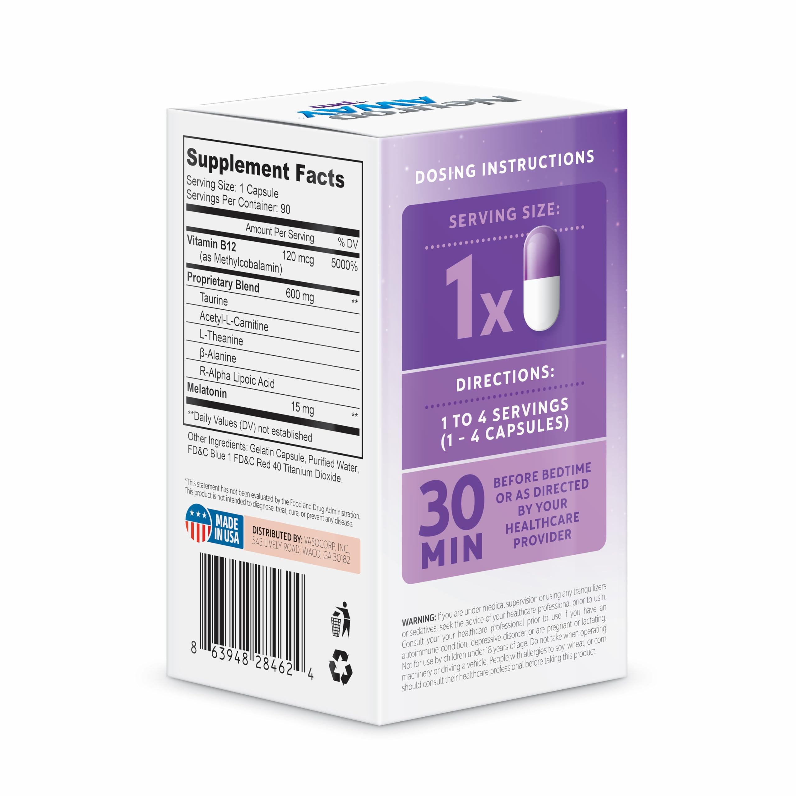 NeuropAWAY Nerve Support PM | 90 Capsules NeuropAWAY Au supplements
