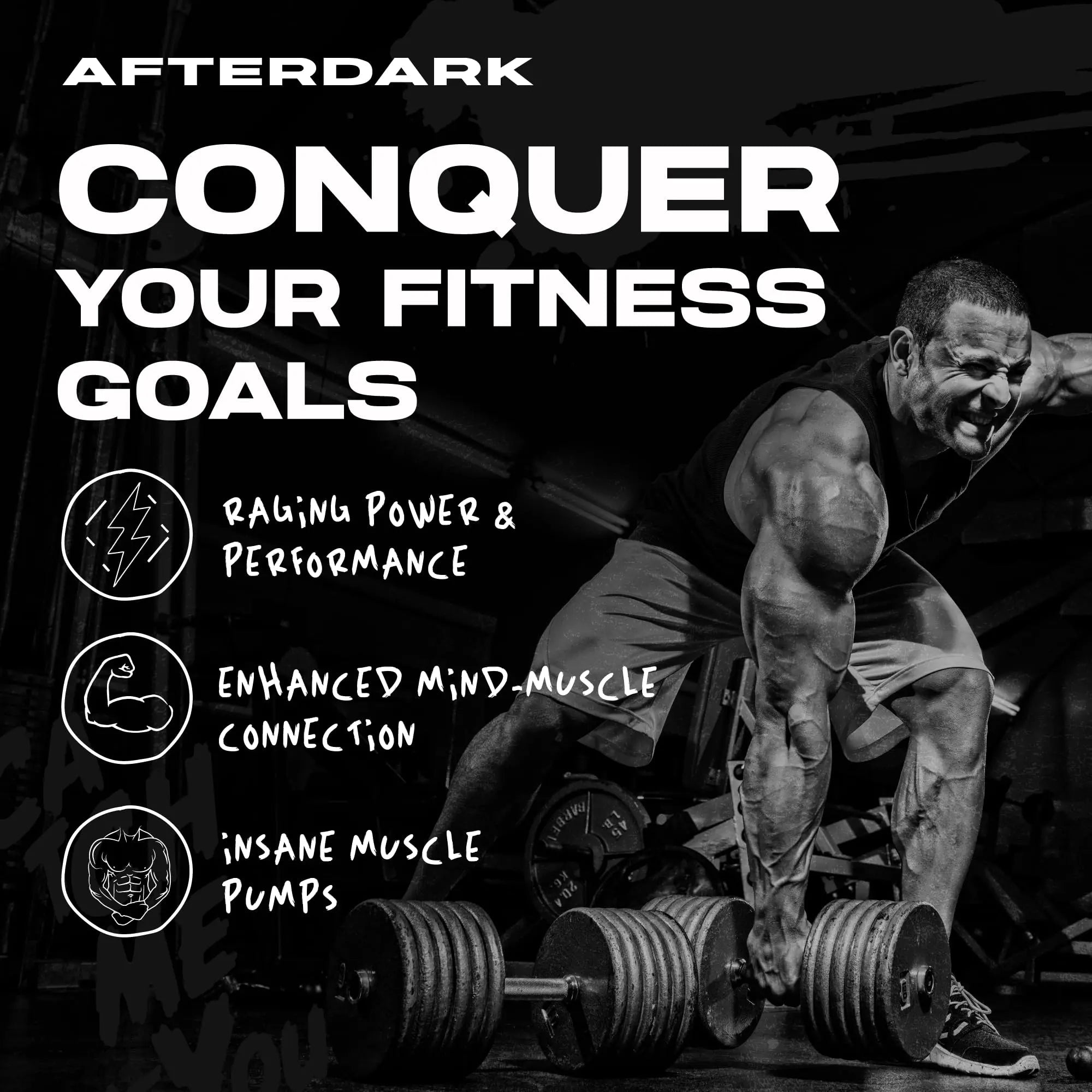 AFTERDARK INHUMAN Pre-Workout Powder, Enhanced Mind-Muscle Connection AFTERDARK Au supplements